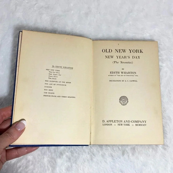 Vintage Book by Edith Wharton New Years Day 1st Edition 1924 Print - Picture 9 of 13